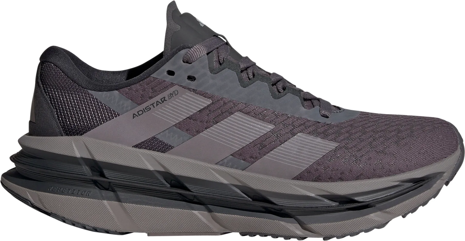 Workout Friendly adidas Adistar BYD Womens Running Shoes - Grey