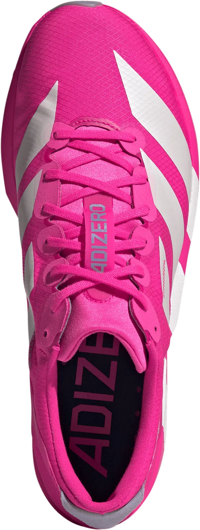 No Tie Closure Elastic Material adidas Adizero Adios 9 Mens Running Shoes - Pink