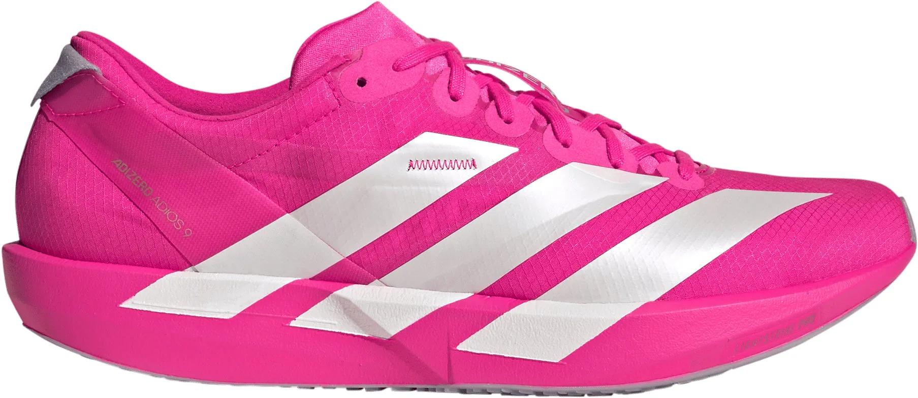 Zip   Up Style Seismic Reduction adidas Adizero Adios 9 Mens Running Shoes - Pink
