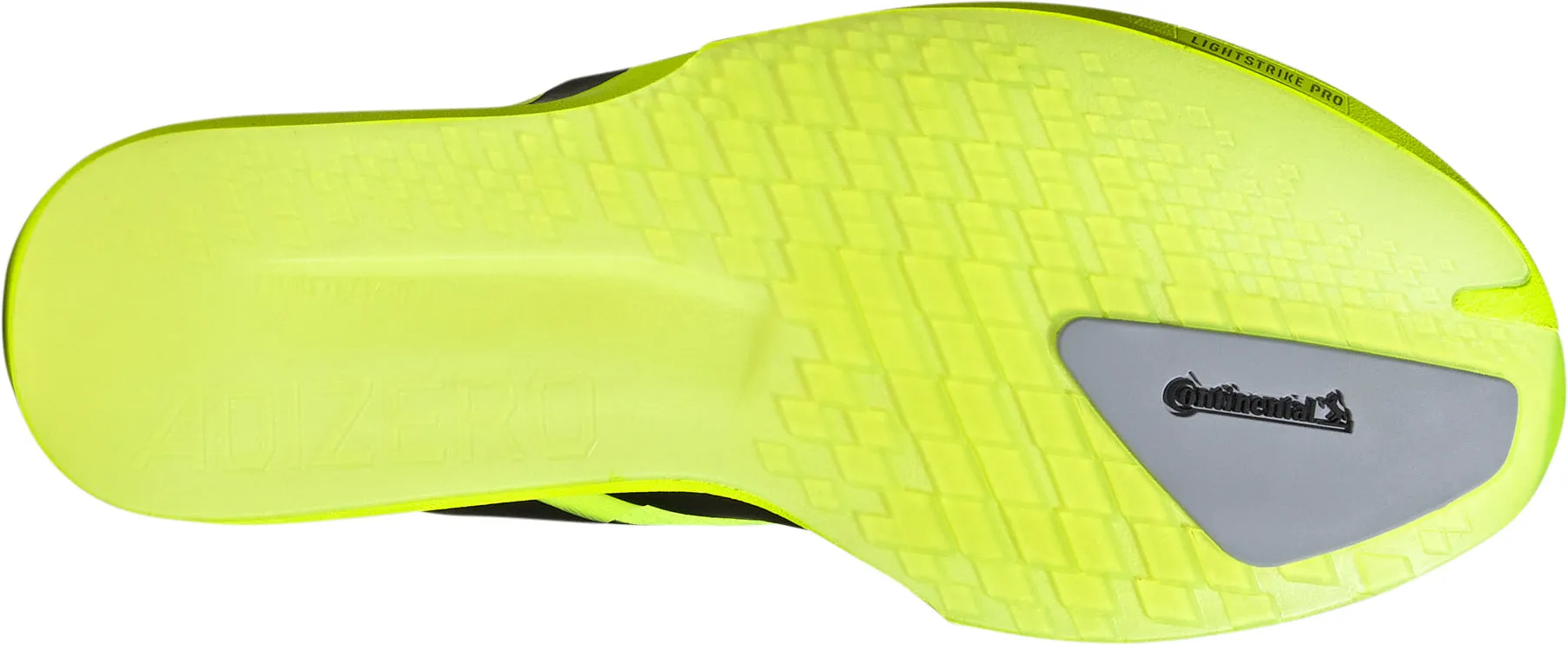 Compression Resistant Foam Padded Tongue adidas Adizero Adios 9 Mens Running Shoes - Yellow