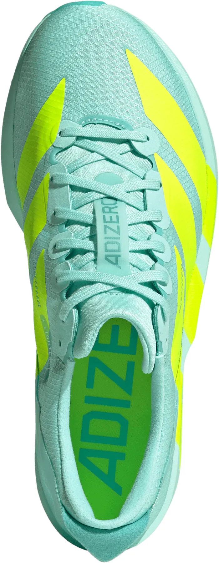 adidas Adizero Adios 9 Womens Running Shoes - Green Quick Response Anti Static Materials