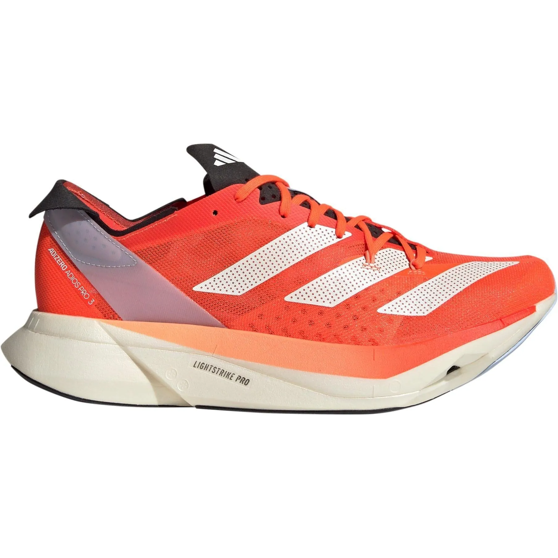 adidas Adizero Adios Pro 3 Running Shoes - Red Odor Resistant Material All Use