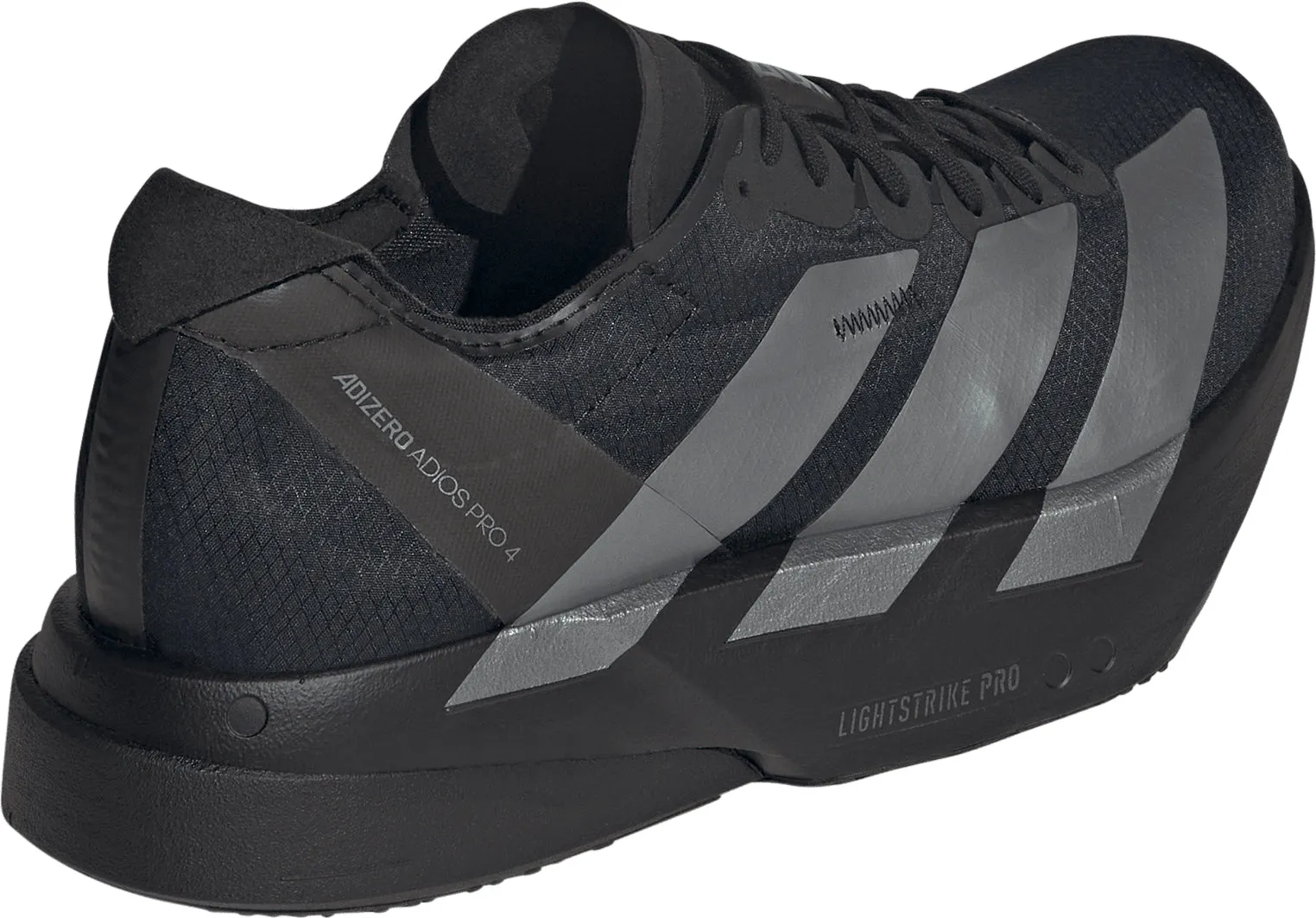 Reinforced Achilles Pad adidas Adizero Adios Pro 4 Mens Running Shoes - Black