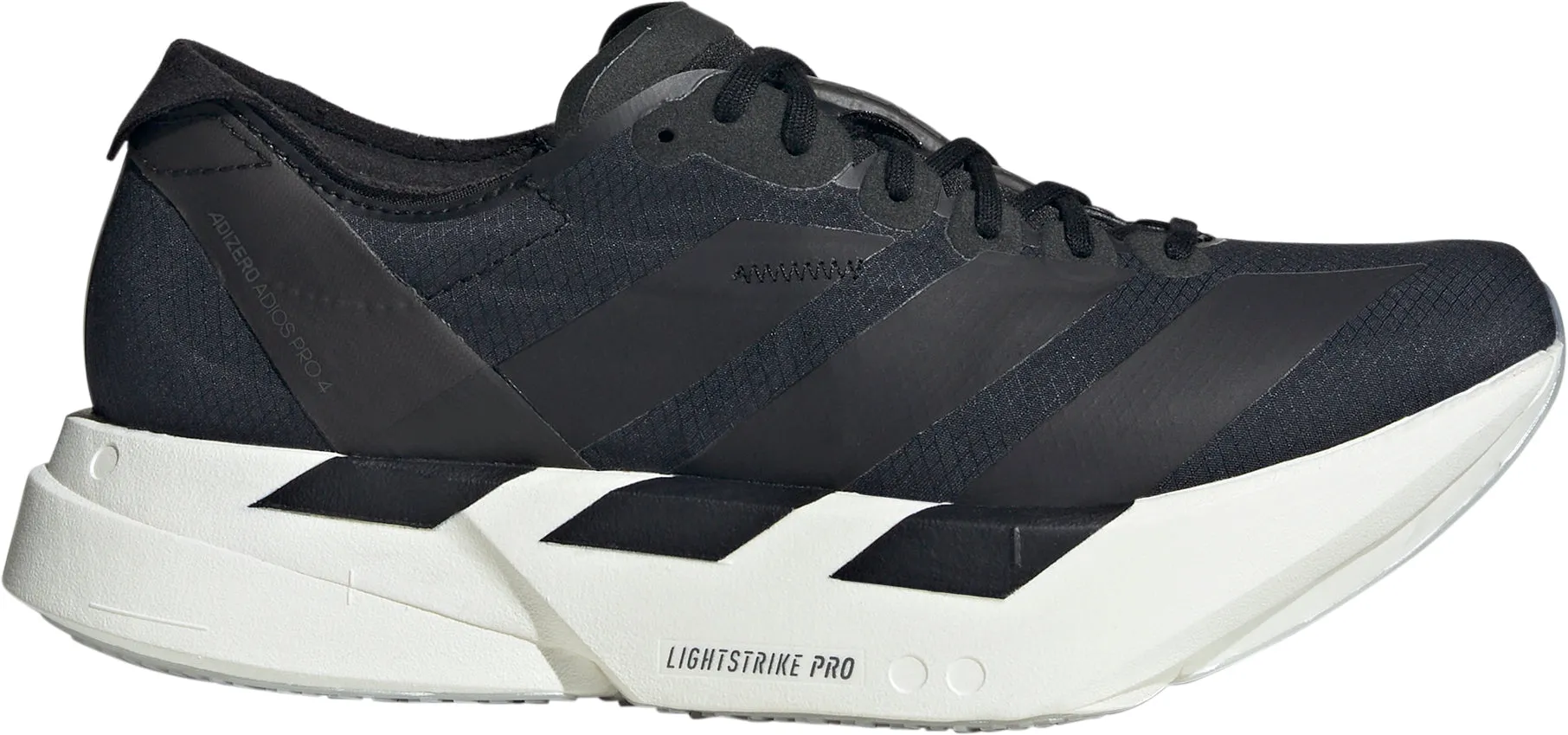 Heel lockdown Summer Walks adidas Adizero Adios Pro 4 Womens Running Shoes - Black