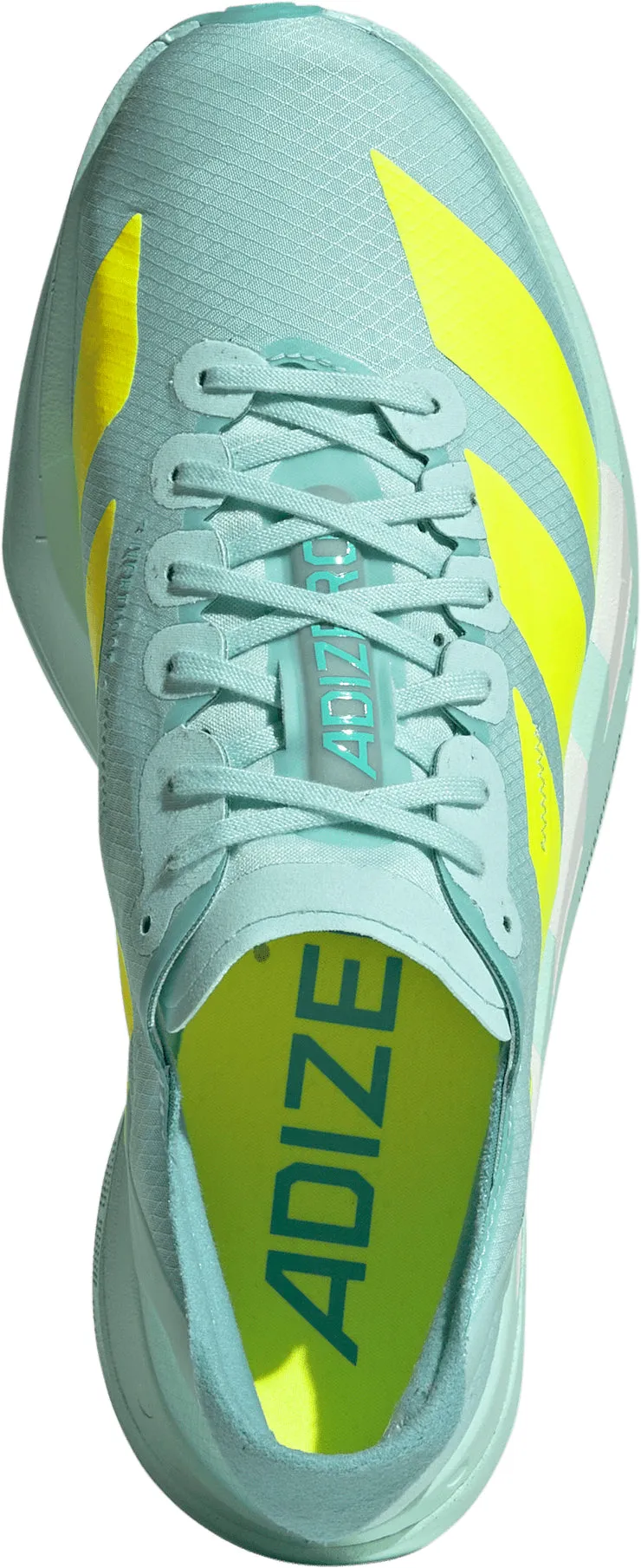 adidas Adizero Adios Pro 4 Womens Running Shoes - Green Quick Dry Insole