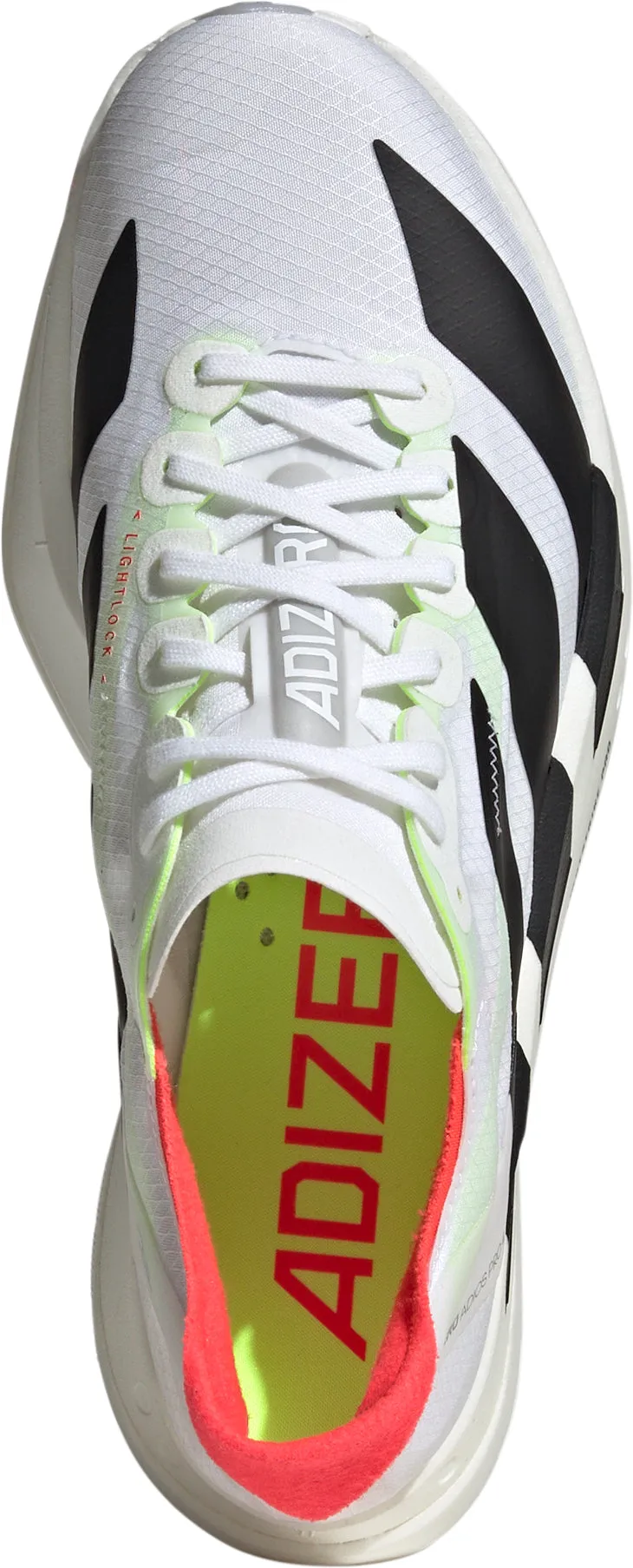 Precision Stitching Compression Molded adidas Adizero Adios Pro 4 Womens Running Shoes - White
