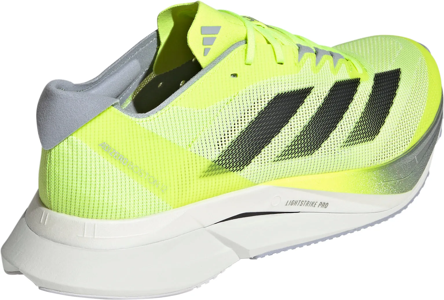 Impact Dispersing Core adidas Adizero Boston 12 Mens Running Shoes - Yellow