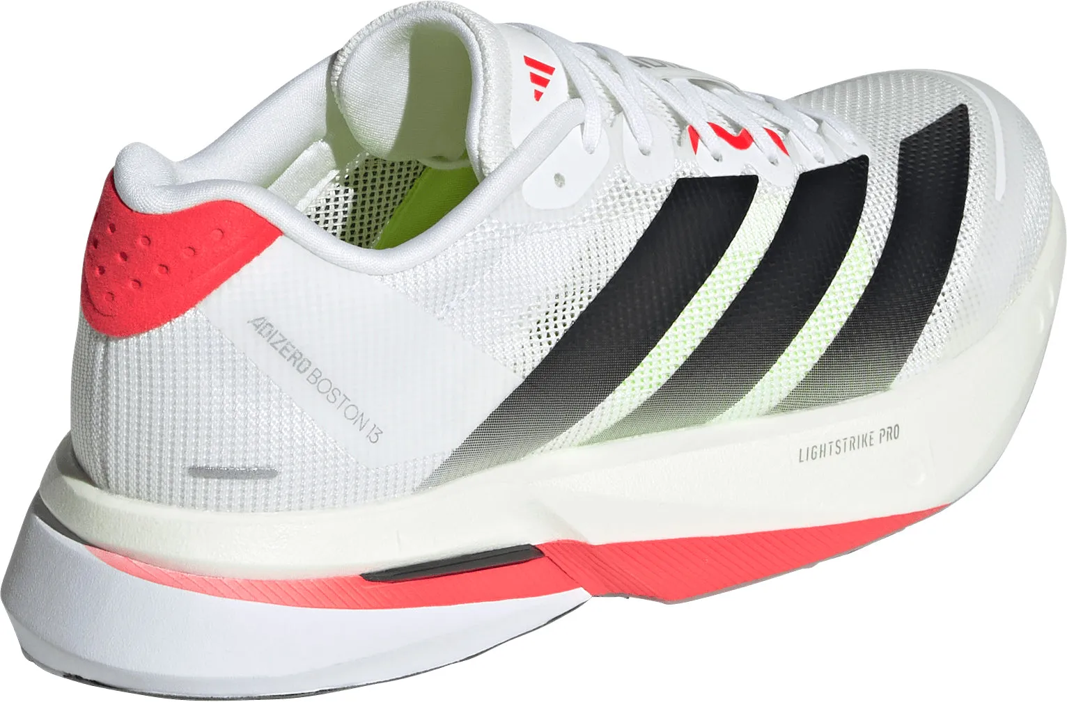 adidas Adizero Boston 13 Womens Running Shoes - White Sporty Style Fast Step