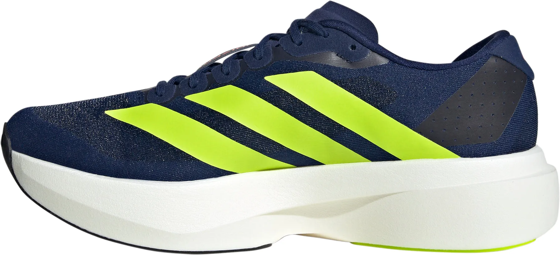 adidas Adizero EVO SL Mens Running Shoes - Blue Reinforced Eyelet Durability