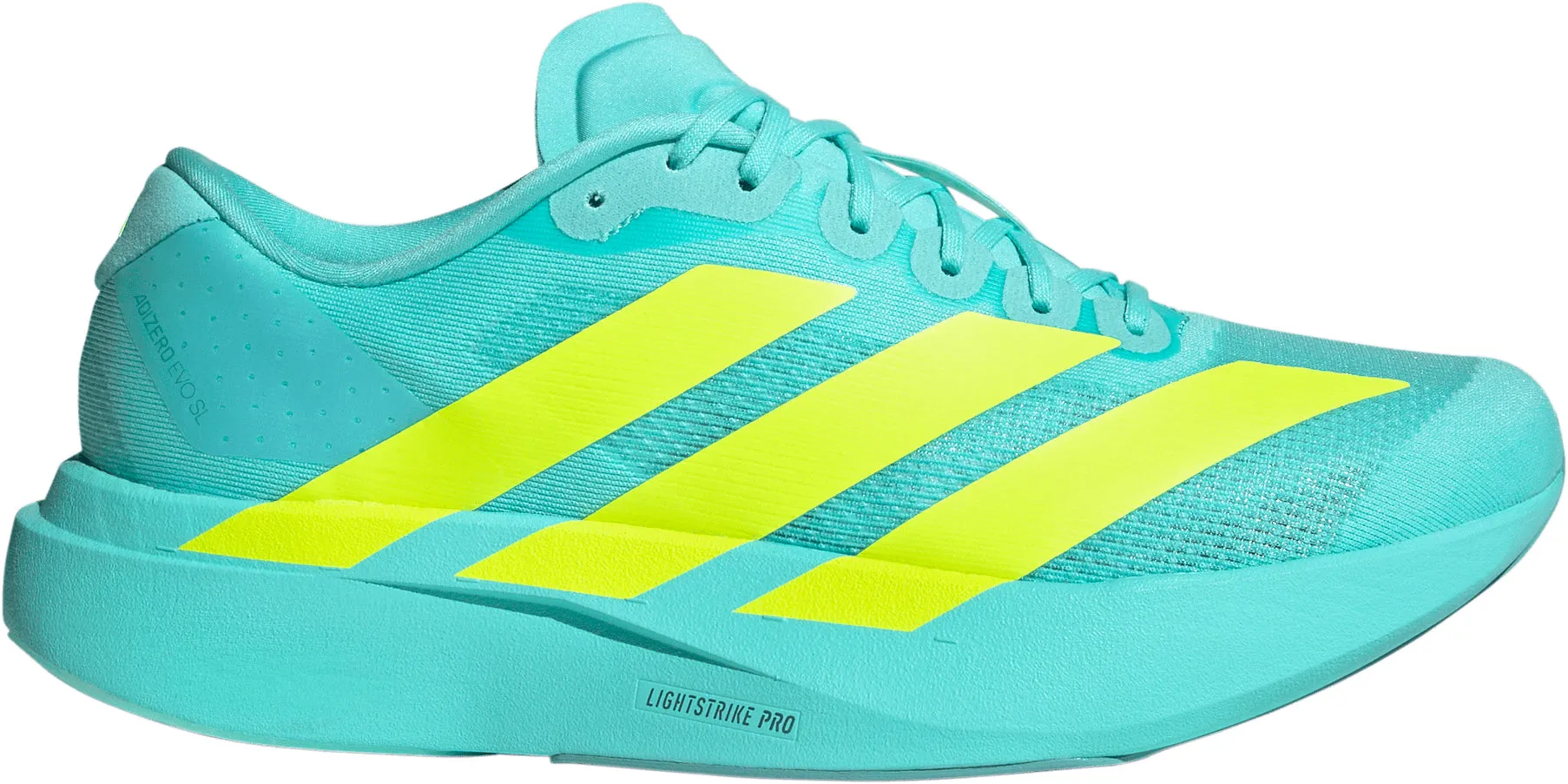adidas Adizero EVO SL Mens Running Shoes - Green Anti Collision Toe