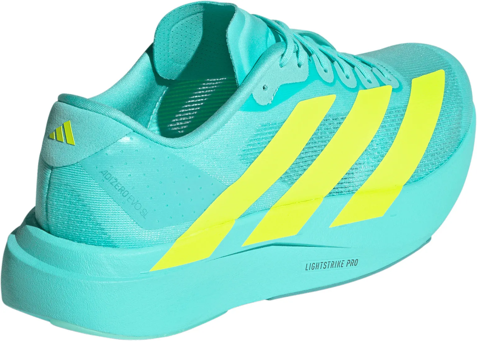 MemoryFoamInsole adidas Adizero EVO SL Mens Running Shoes - Green