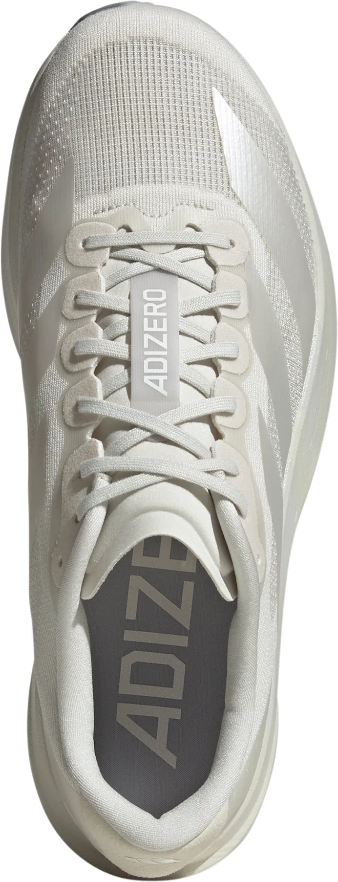 adidas Adizero EVO SL Mens Running Shoes - Grey Knit Fabric Construction