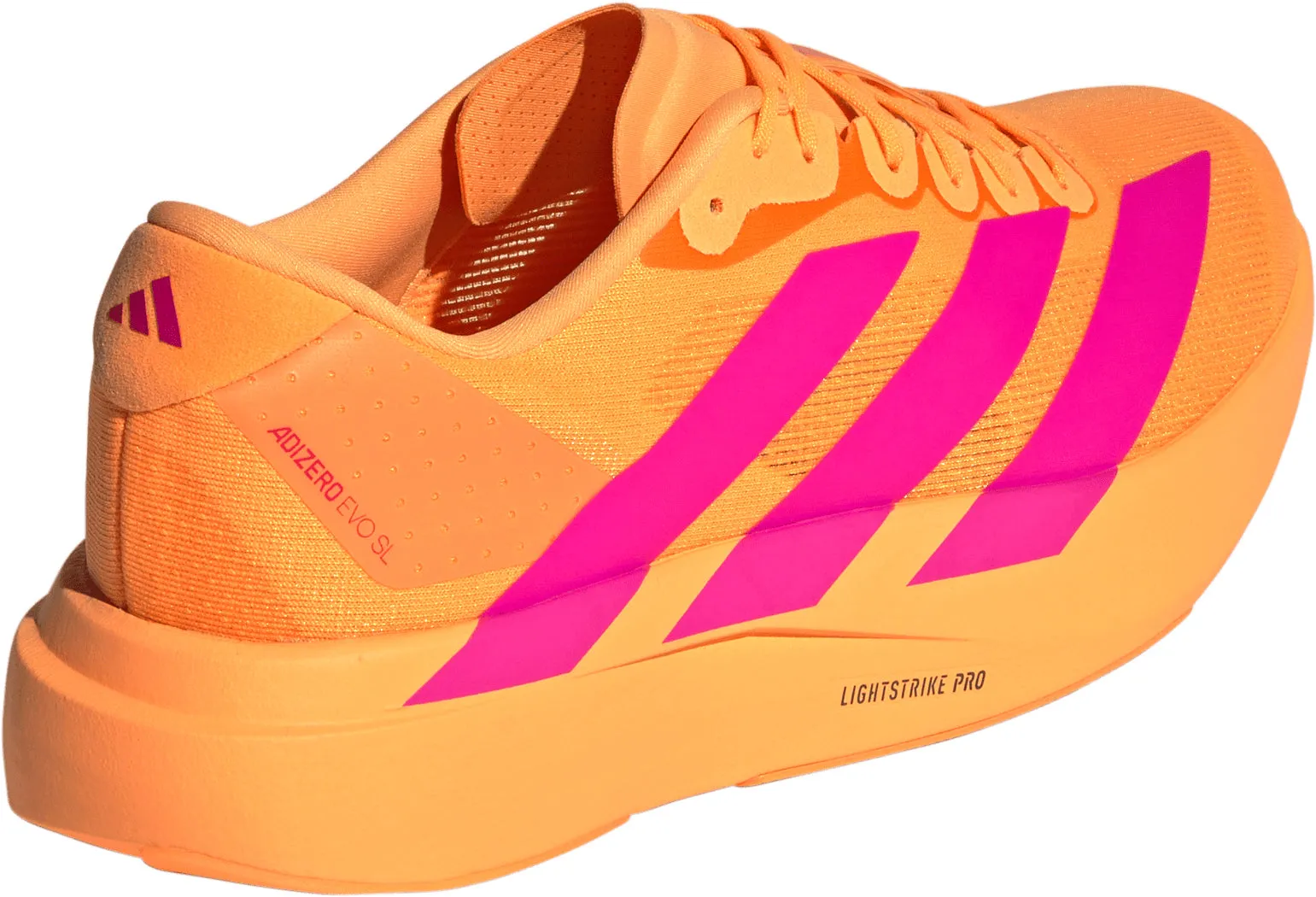 Enhanced Stability adidas Adizero EVO SL Mens Running Shoes - Orange