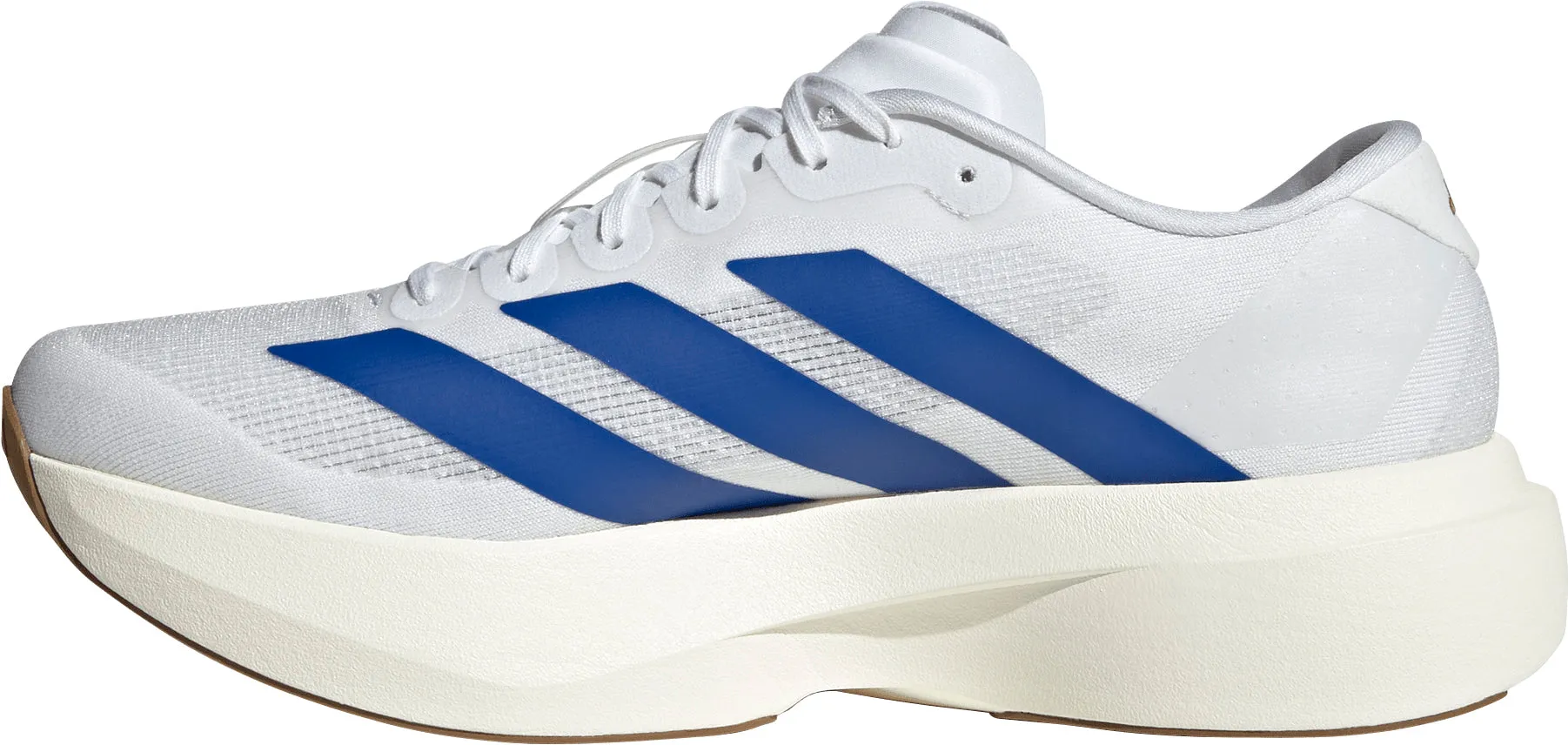 adidas Adizero EVO SL Mens Running Shoes - White Woven Upper Street Casual