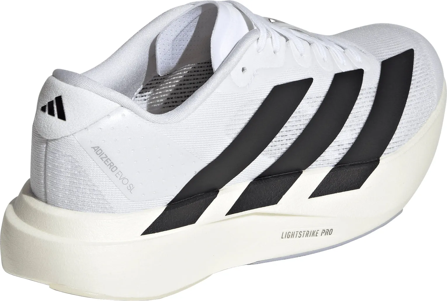 adidas Adizero EVO SL Womens Running Shoes - White Rush Hour Comfort Midsoles