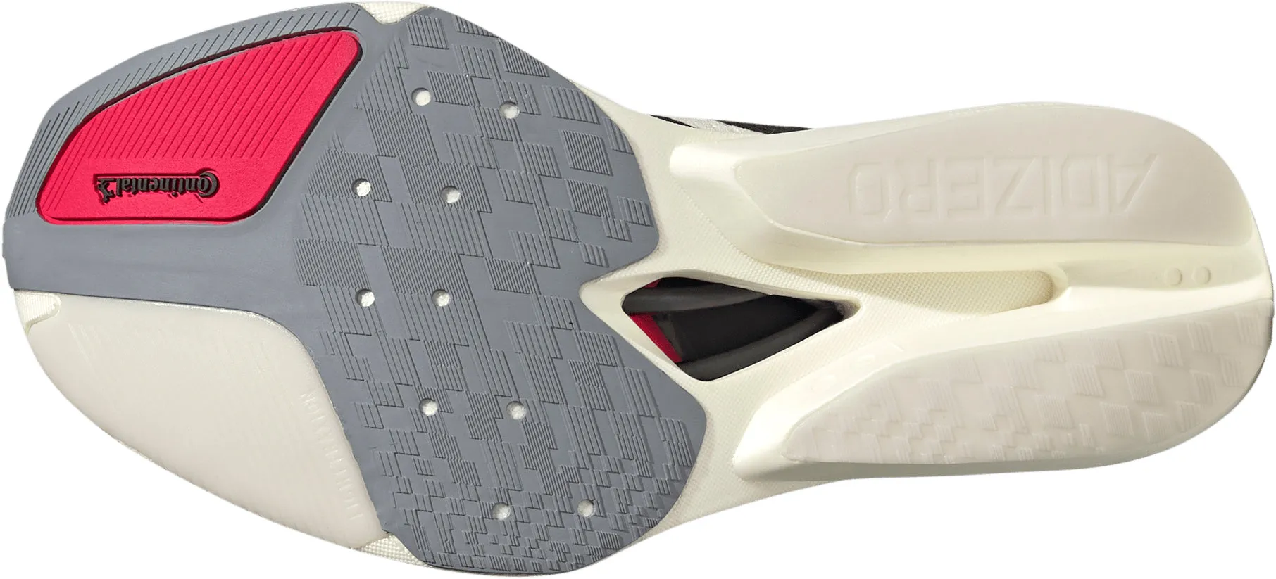 Fabric Upper Summer Walks adidas Adizero Prime X3 Strung Running Shoes - White