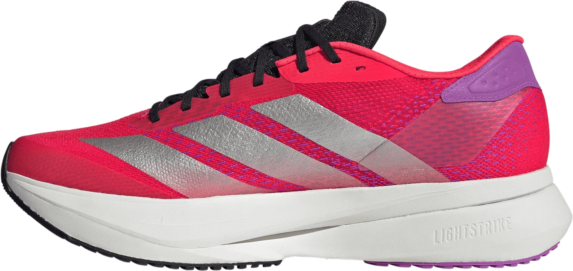 Non Irritating Stitching adidas Adizero SL 2 Mens Running Shoes - Red