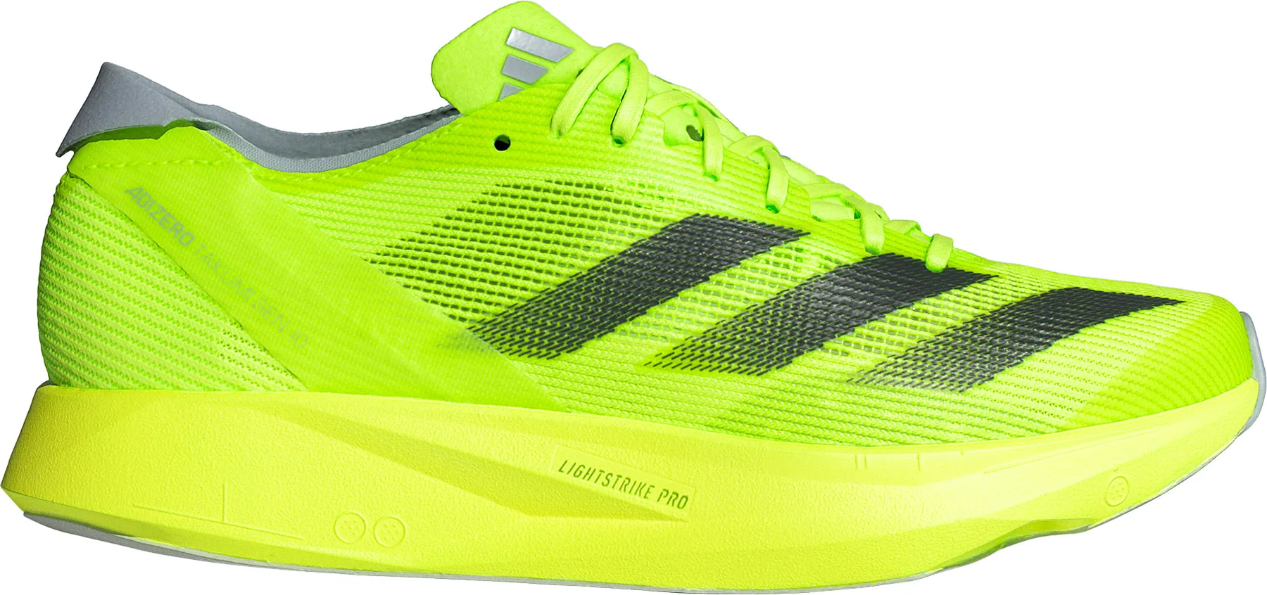 Breathable Outsole Vents Flattering wear adidas Adizero Takumi Sen 10 Womens Running Shoes - Yellow