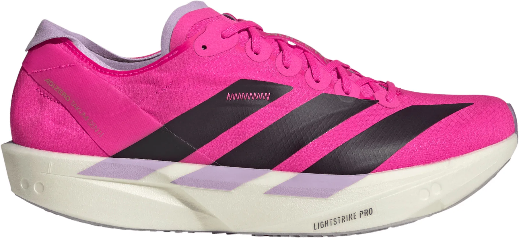 Eco Friendly Fabric Microperforated Vamp adidas Adizero Takumi Sen 11 Mens Running Shoes - Pink