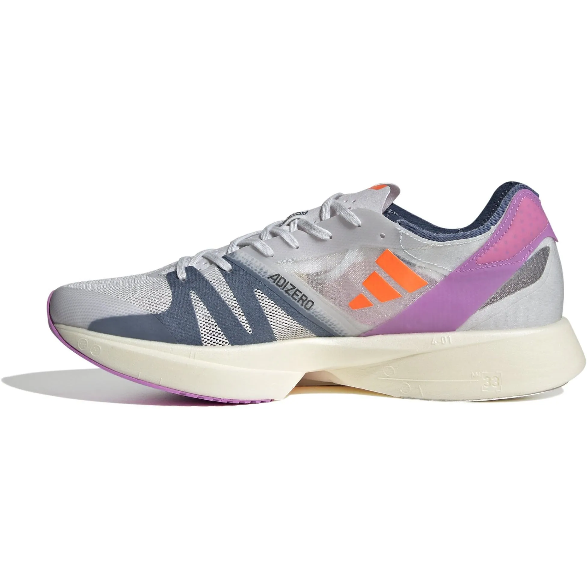adidas Adizero Takumi Sen 8 Running Shoes - Grey Light Impact Versatile Usage