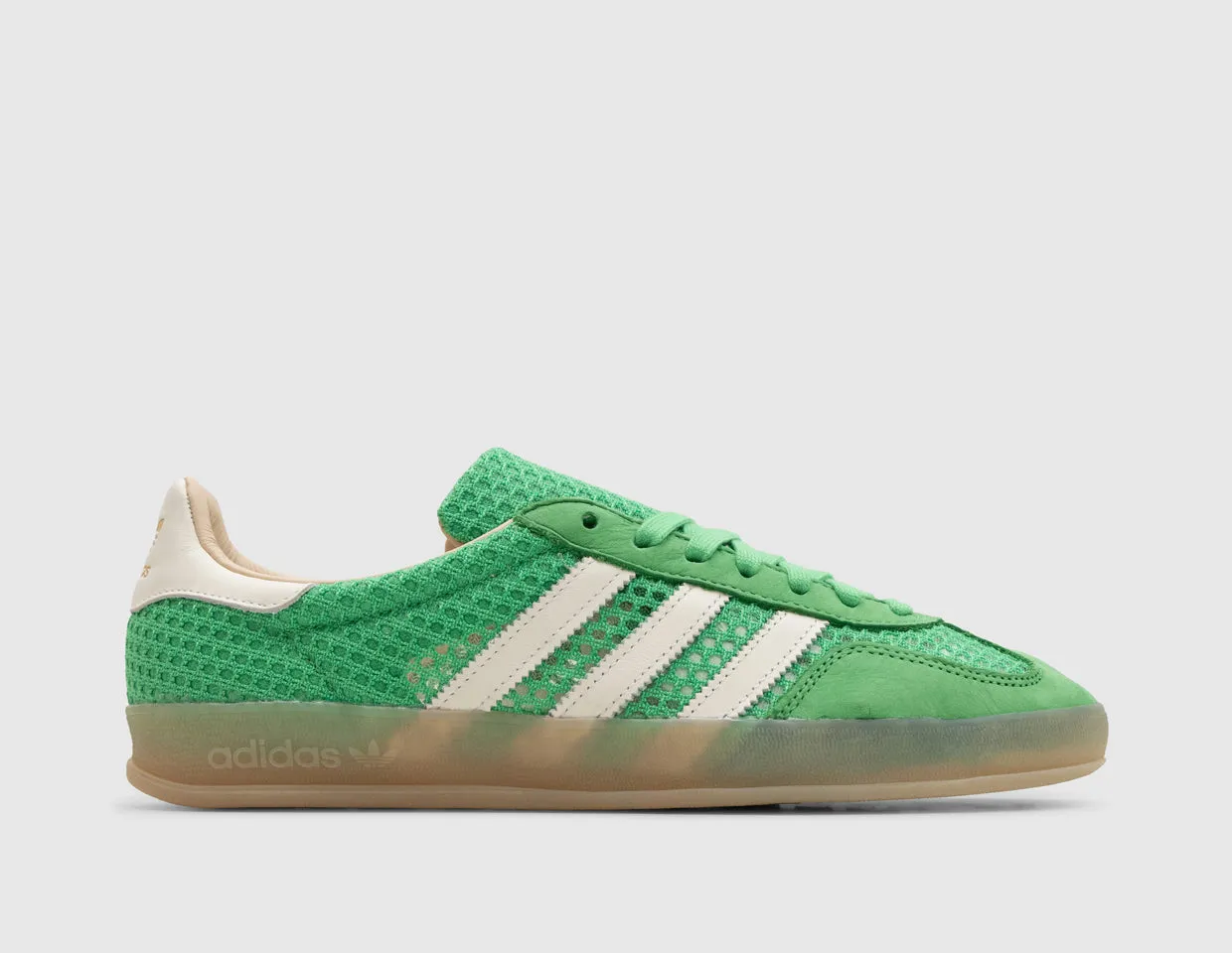 Stylish adidas Originals Gazelle Indoor Energy Green / Off White - Magic Beige