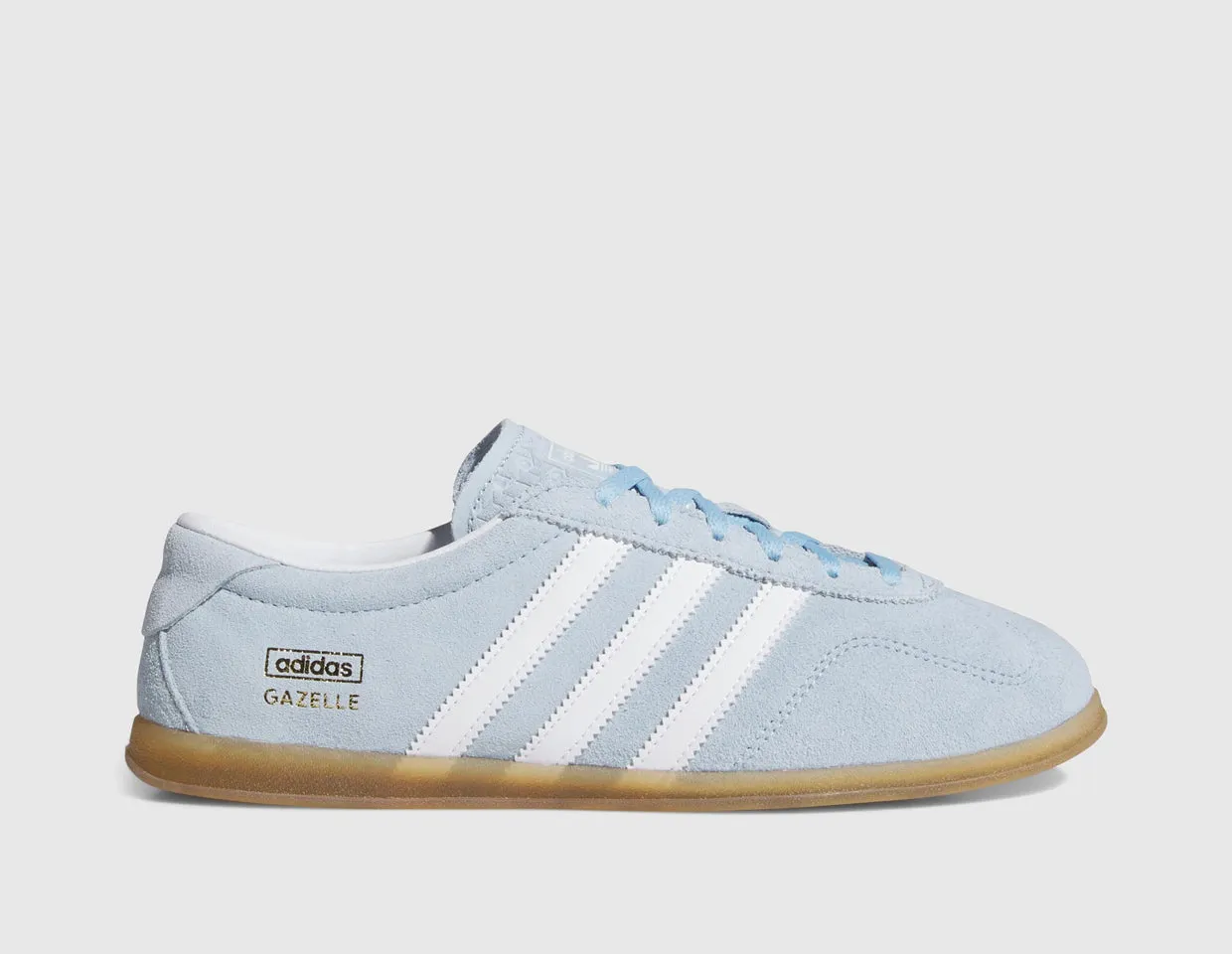 adidas Originals Women's Gazelle Lo Pro Clear Sky / White - Gum breathable membrane shoes