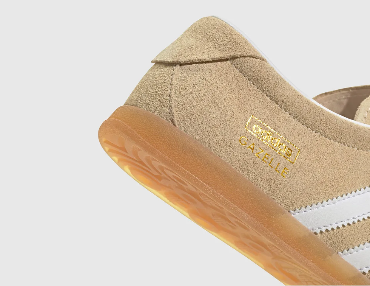 adidas Originals Women's Gazelle Lo Pro Sand Strata / Cloud White - Gum Wide Fit Options safety - design shoes