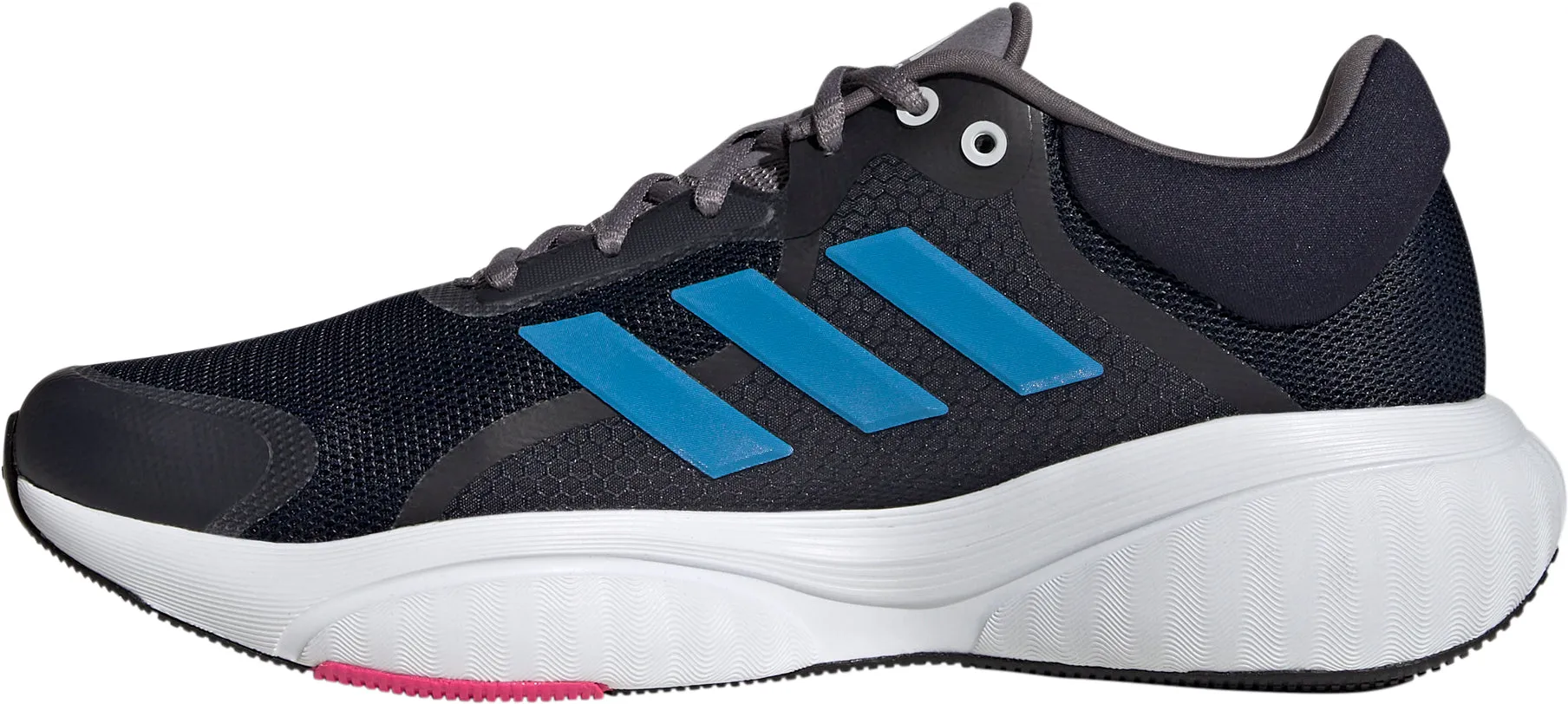 adidas Response Mens Running Shoes - Black High Cushioning Sneaker Performance