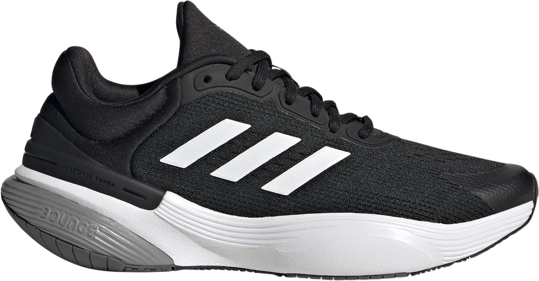 Foot Relax CushionedSole adidas Response Super 3.0 Junior Running Shoes - Black