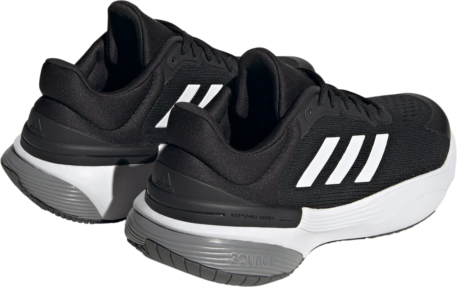 adidas Response Super 3.0 Junior Running Shoes - Black Any Weather Subtle Texture