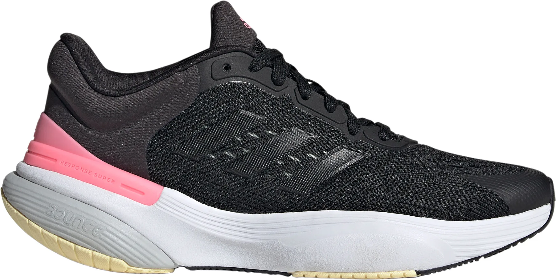 adidas Response Super 3.0 Womens Running Shoes - Black High Density Foam Layer