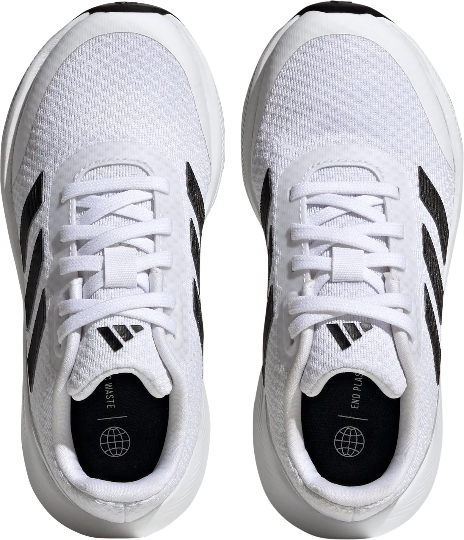 Ventilated Collar Design adidas Runfalcon 3.0 Junior Running Shoes - White