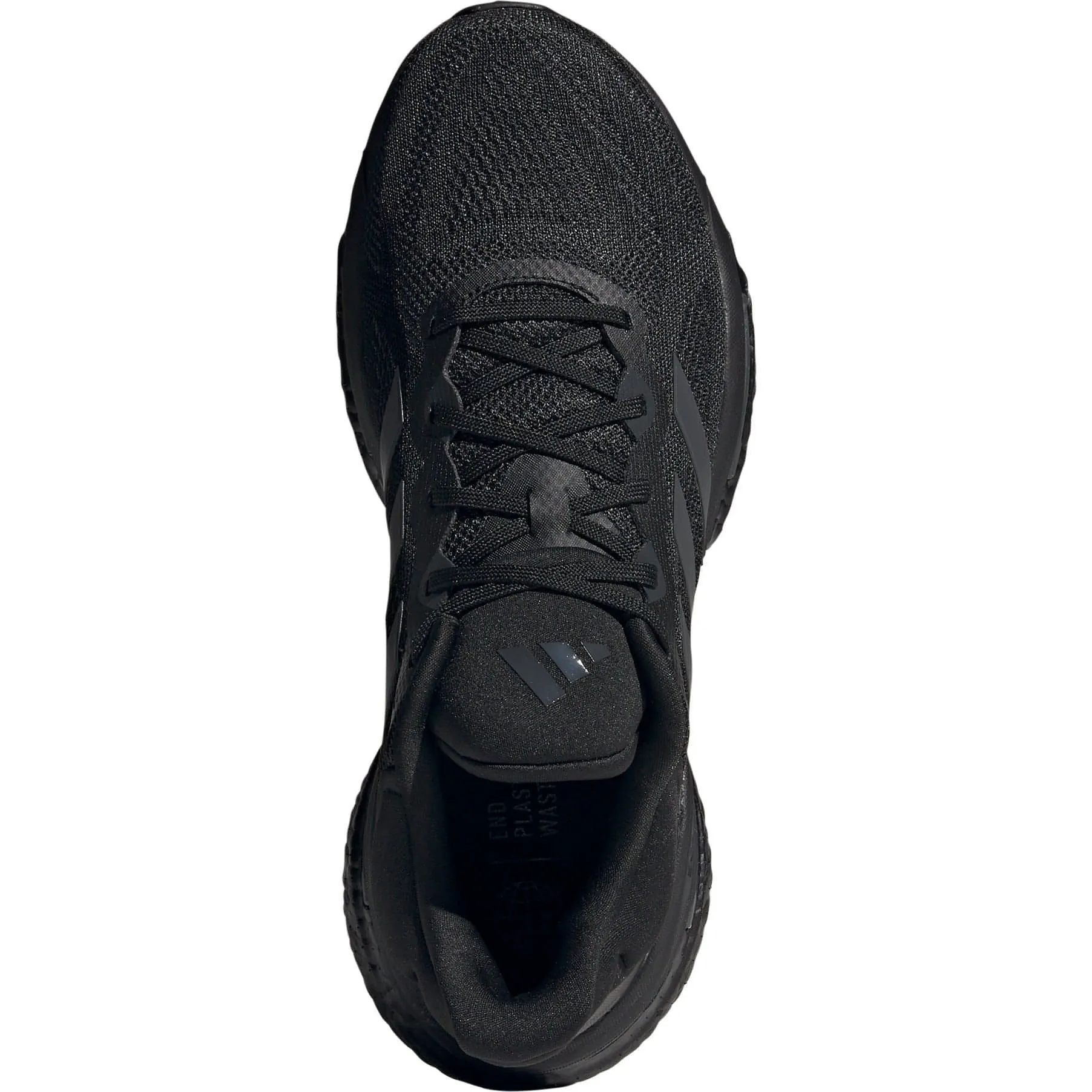 Stretch tongue adidas SolarGlide 6 Mens Running Shoes - Black