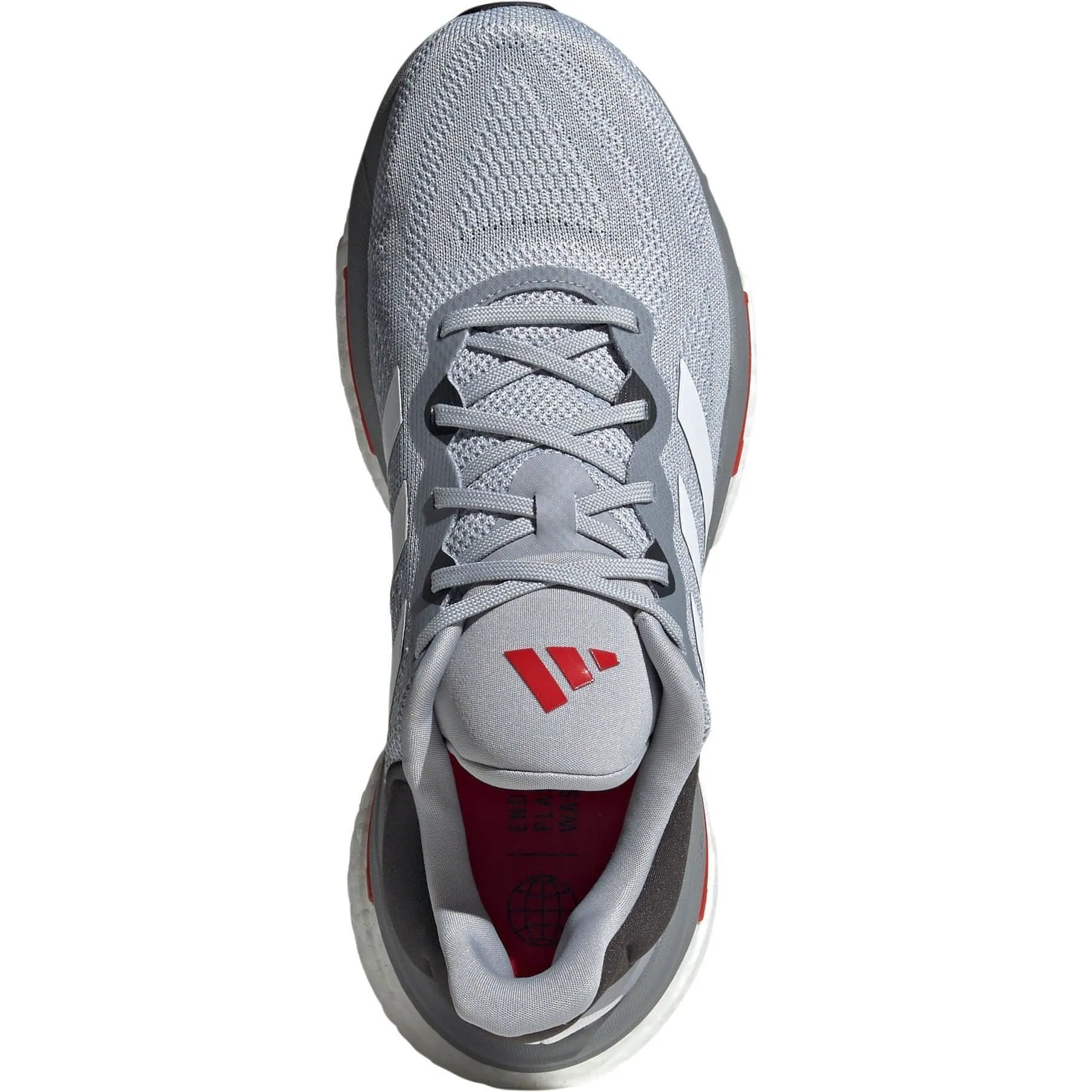 Quick Pace Bold Look adidas SolarGlide 6 Mens Running Shoes - Grey