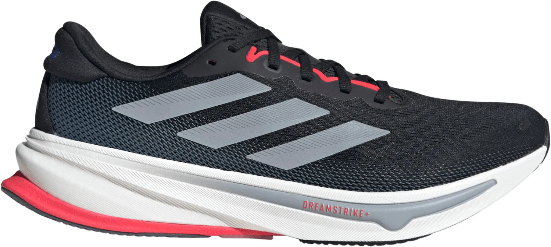 adidas Supernova Rise 2 Mens Running Shoes - Black evening walk