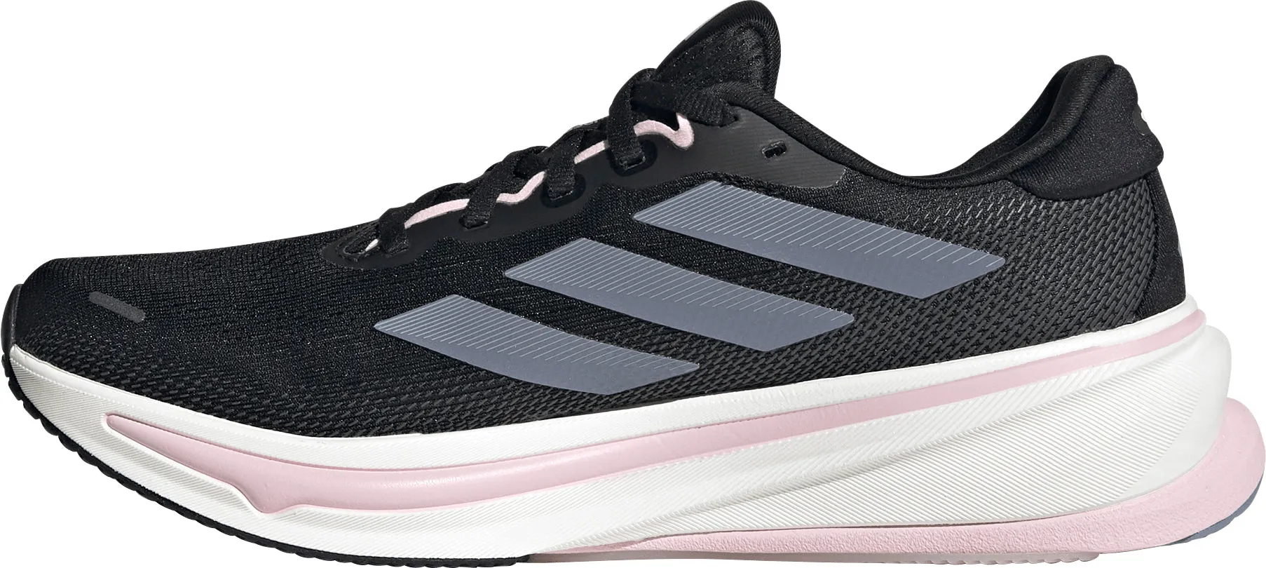 adidas Supernova Rise 2 Womens Running Shoes - Black Lightweight Synthetic Balanced Flex Grooves