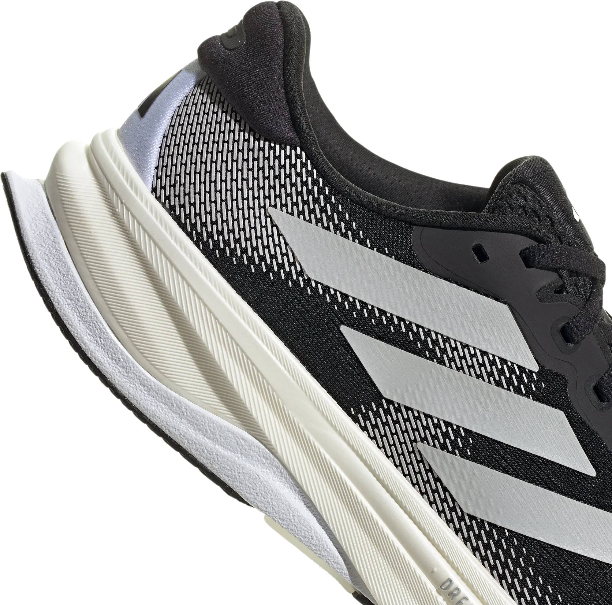 adidas Supernova Solution 2 Mens Running Shoes - Black Seamless Motion Efficiency Stitch Free Uppers