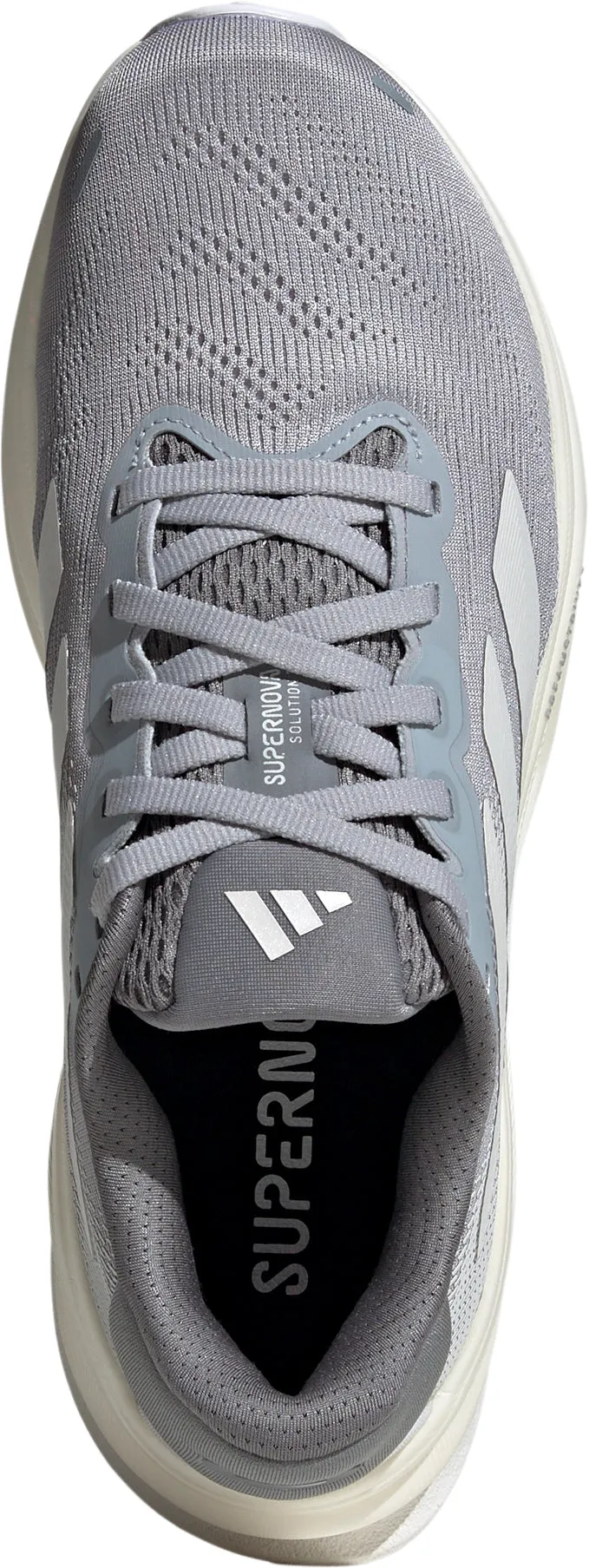 Slip Choice Variable Lace Lock adidas Supernova Solution 2 Womens Running Shoes - Grey