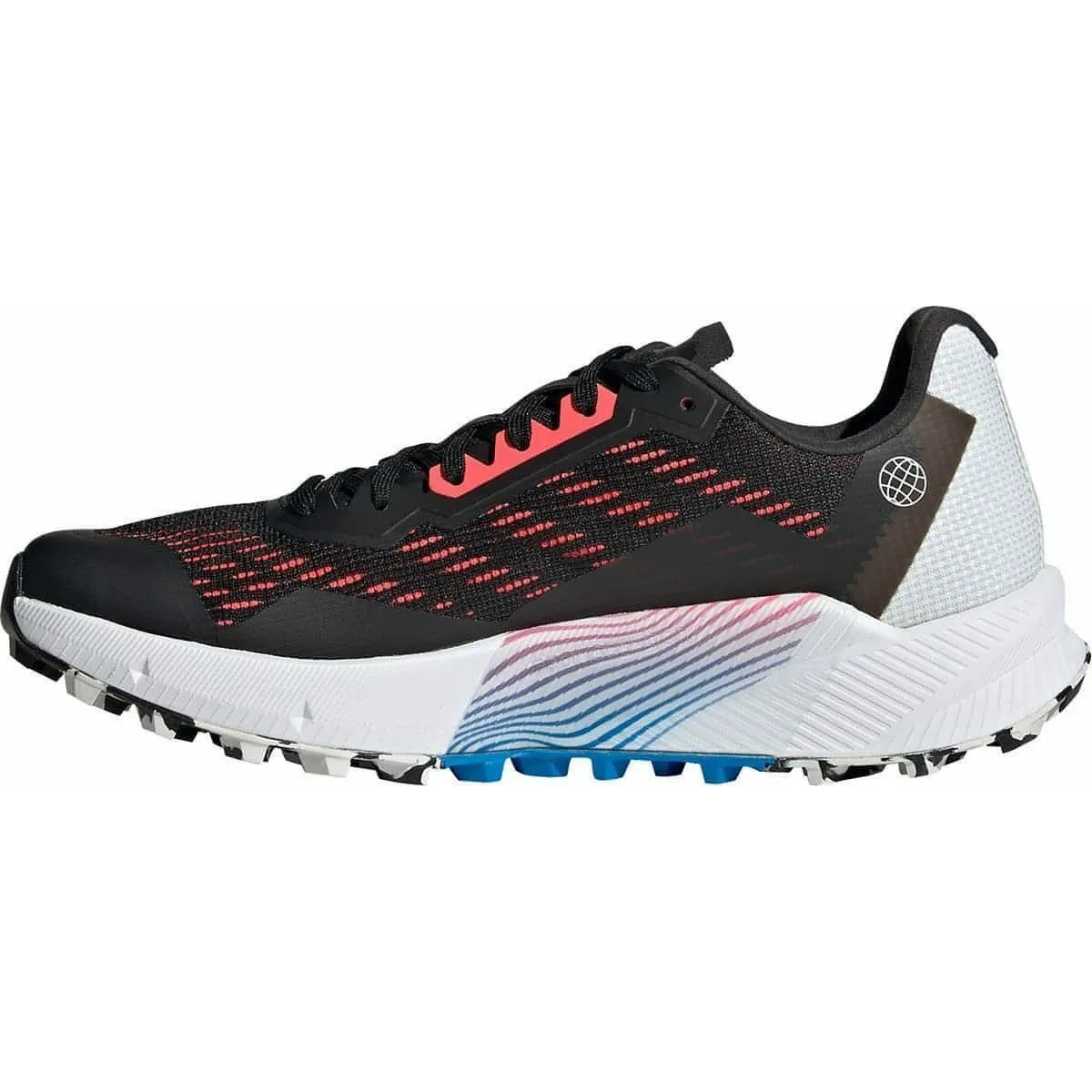 adidas Terrex Agravic Flow 2 Womens Trail Running Shoes - Black Comfort toe