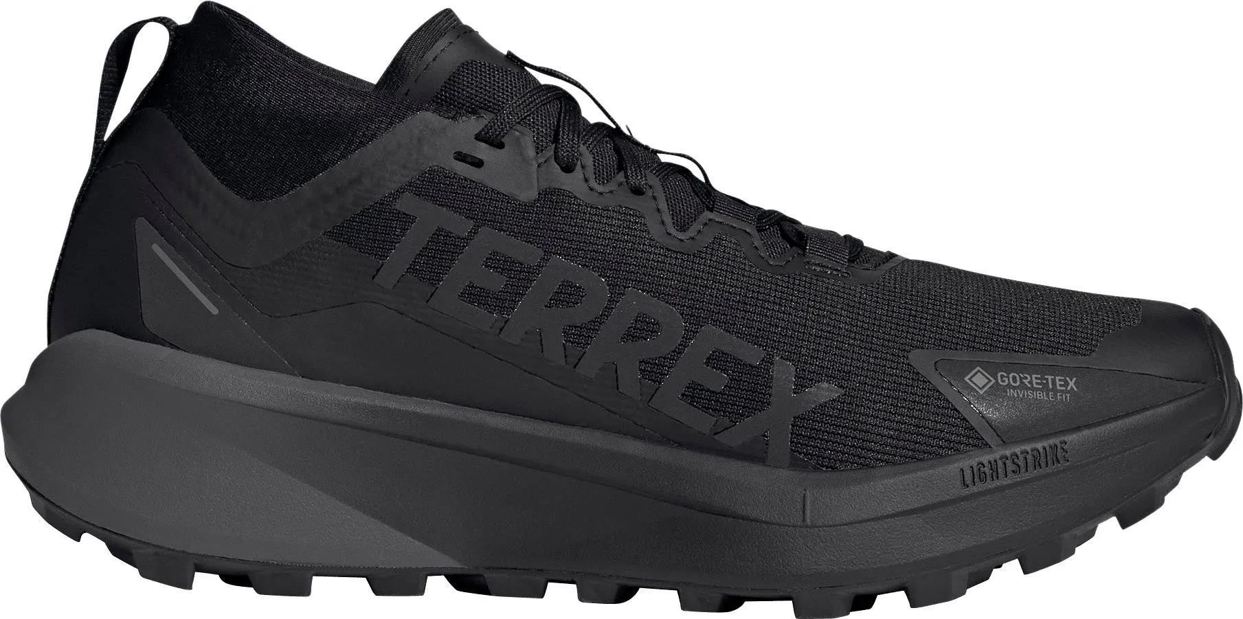 adidas Terrex Agravic GORE-TEX Mens Trail Running Shoes - Black Glam traction Sneaker Disinfectant