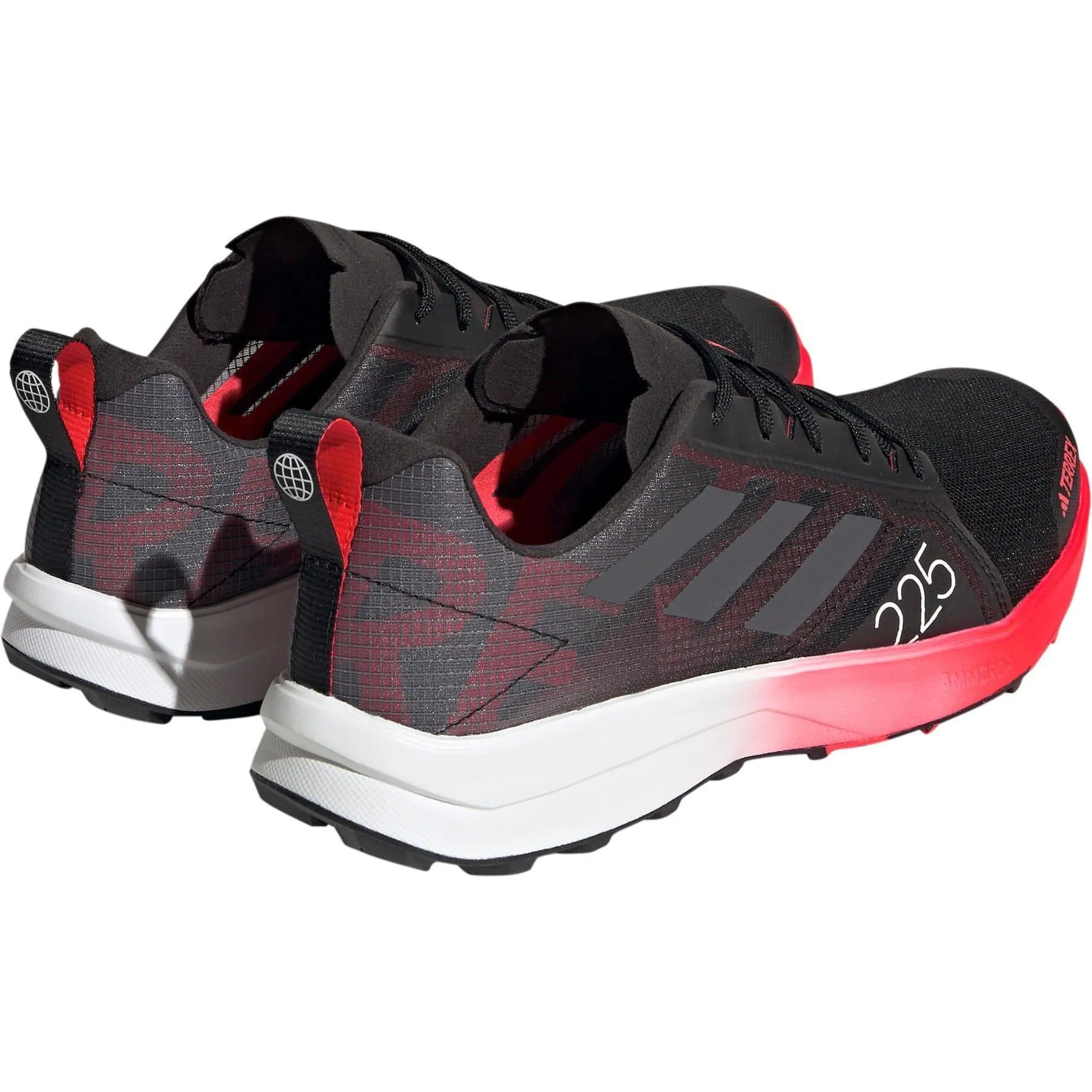 Weatherproof Design Low   Top adidas Terrex Speed Flow Mens Trail Running Shoes - Black