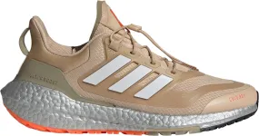 adidas Ultra Boost 22 COLD.RDY 2 Mens Running Shoes - Brown Temperature Regulating Lining Oversized Tongue