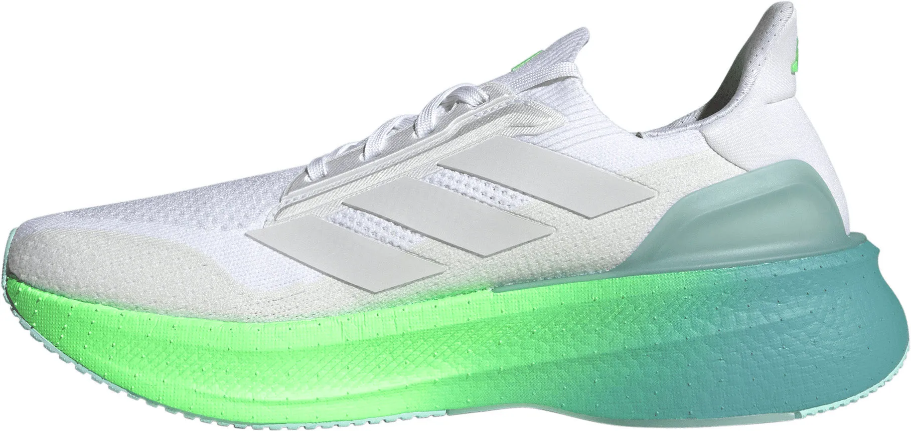 Lean Fit adidas Ultra Boost 5X Mens Running Shoes - White