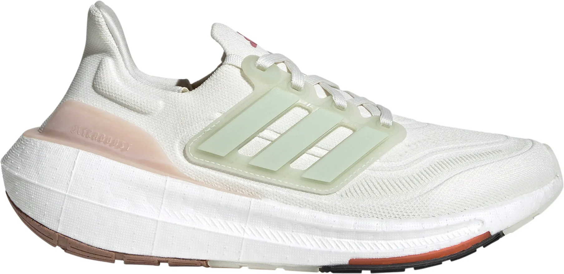 adidas Ultra Boost Light Womens Running Shoes - Green Seamless 3D Knit Responsive EVA