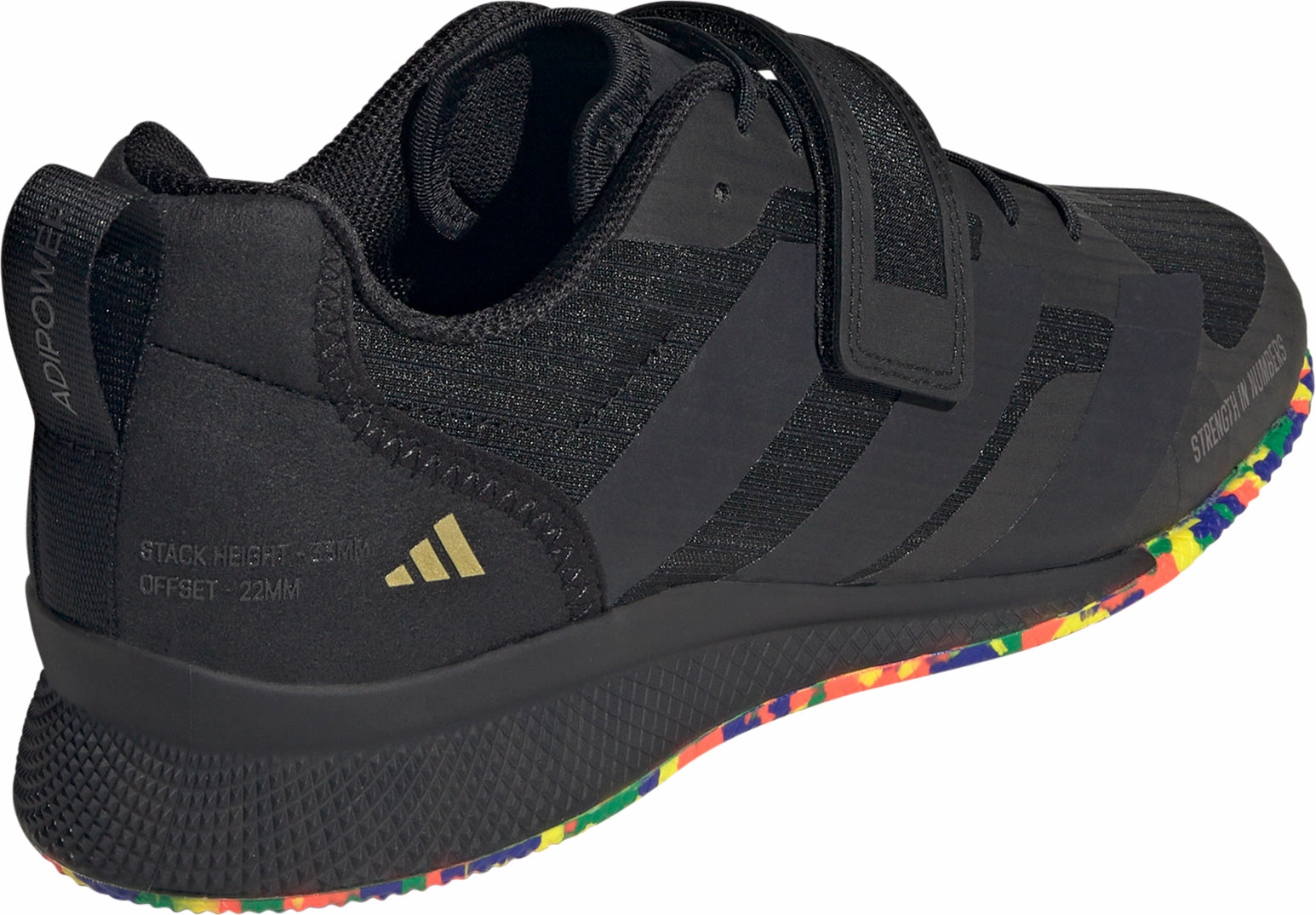 hat adidas Adipower 3 Mens Weightlifting Shoes - Black
