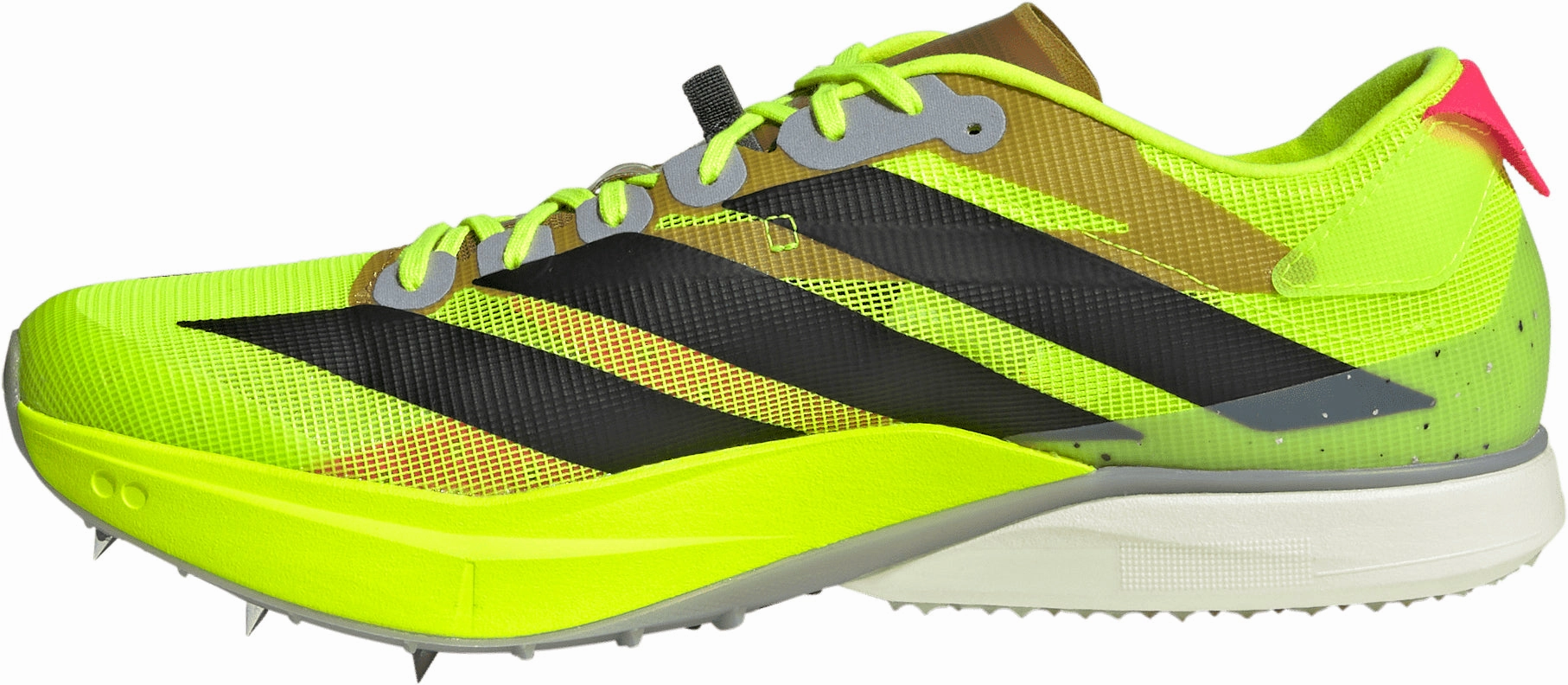 Toe Precision Base Lock adidas Adizero Avanti XC Cross Country Spikes - Yellow