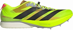 Quick lace Grip Boost adidas Adizero Avanti XC Cross Country Spikes - Yellow