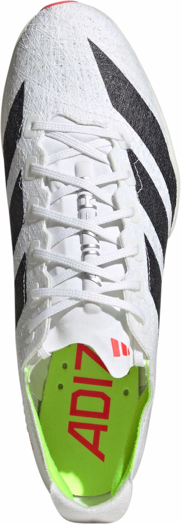 Weekend Play First Touch adidas Adizero Prime SP 3 Strung Running Spikes - White