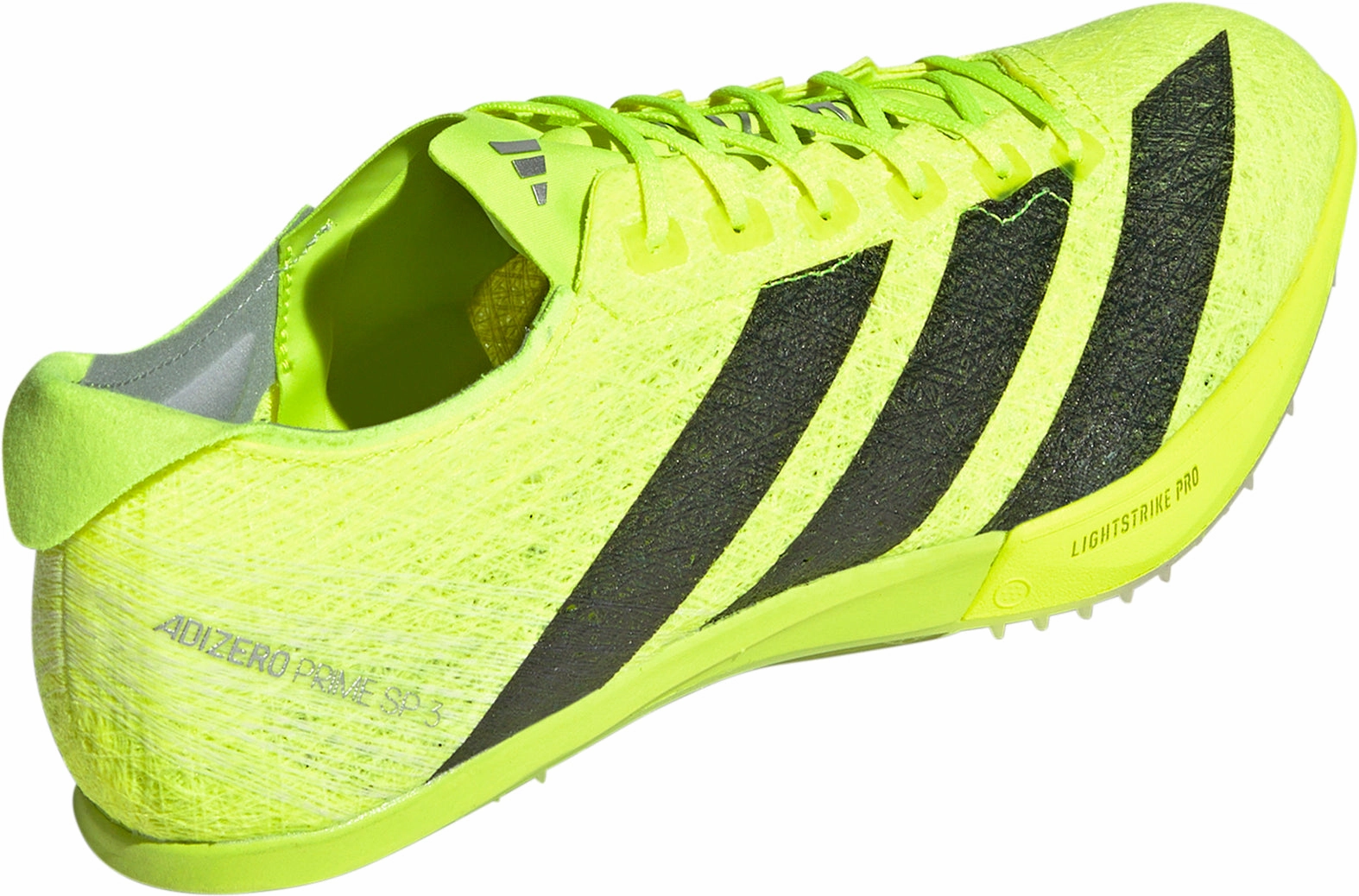 adidas Adizero Prime SP 3 Strung Running Spikes - Yellow Sharp Step Foot Stability