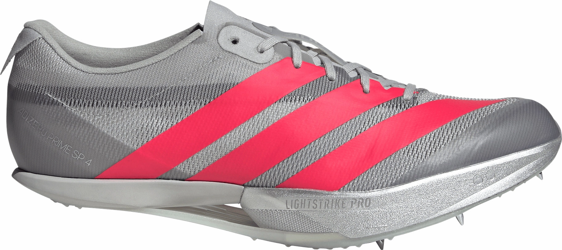 Game Pressure adidas Adizero Prime SP 4 Running Spikes - Grey